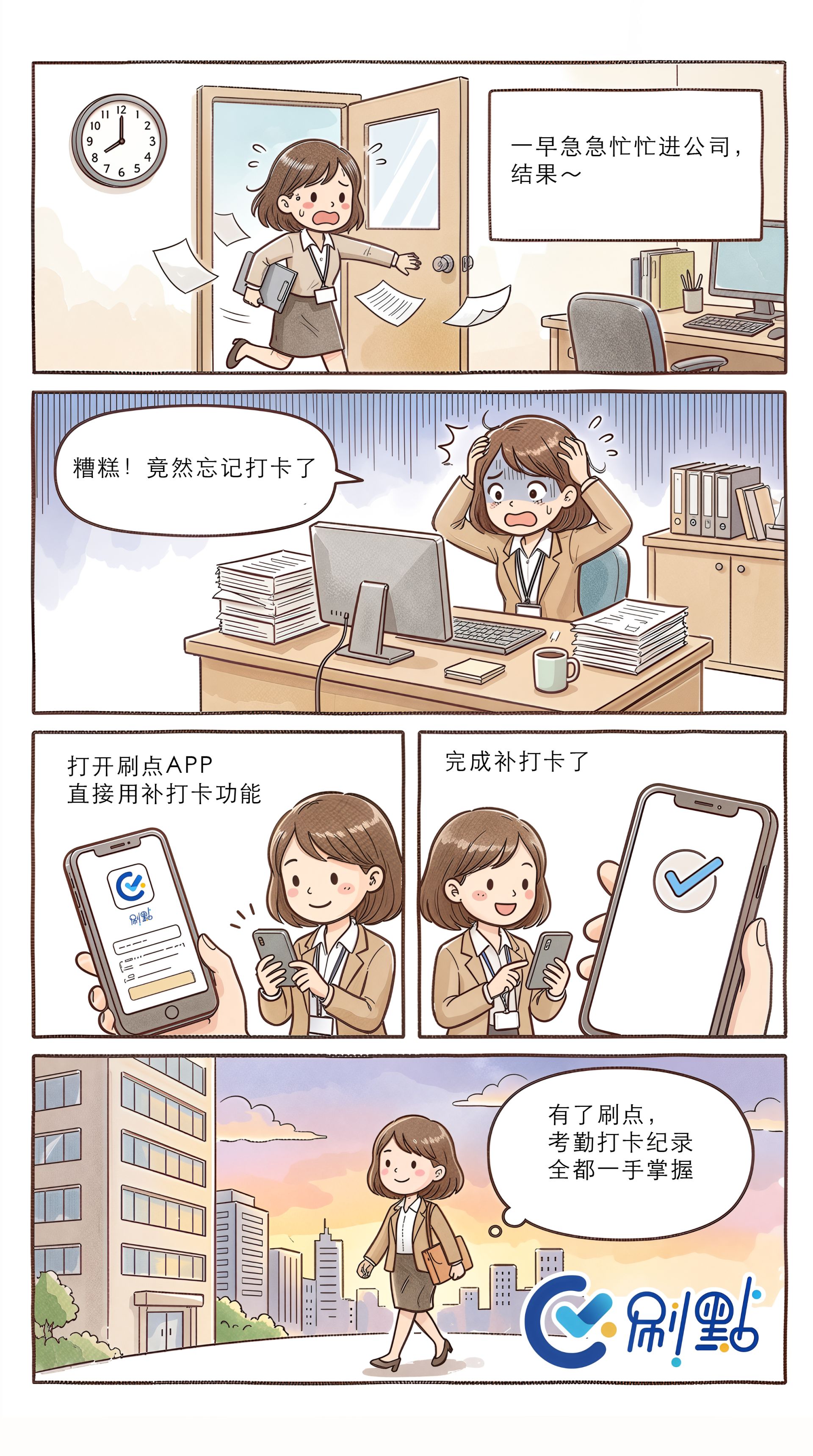 忘记打卡该怎么办？
